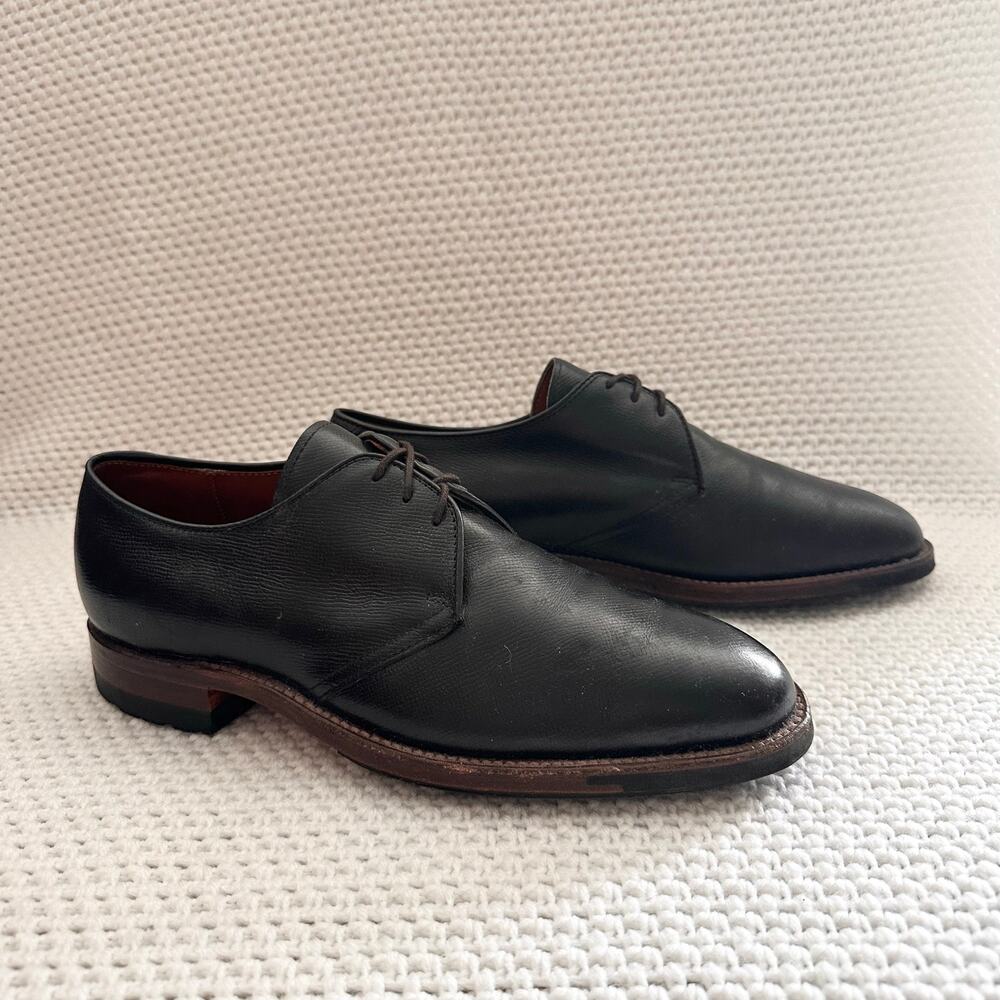 Alden 3 Eye Dutton 940C Black Alpine Leather Lace Up Oxford Dress Shoes 9.5